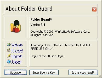 Скачать Folder Guard v8.1 Rus + Folder Guard v8.1 Eng (релиз от 25.03