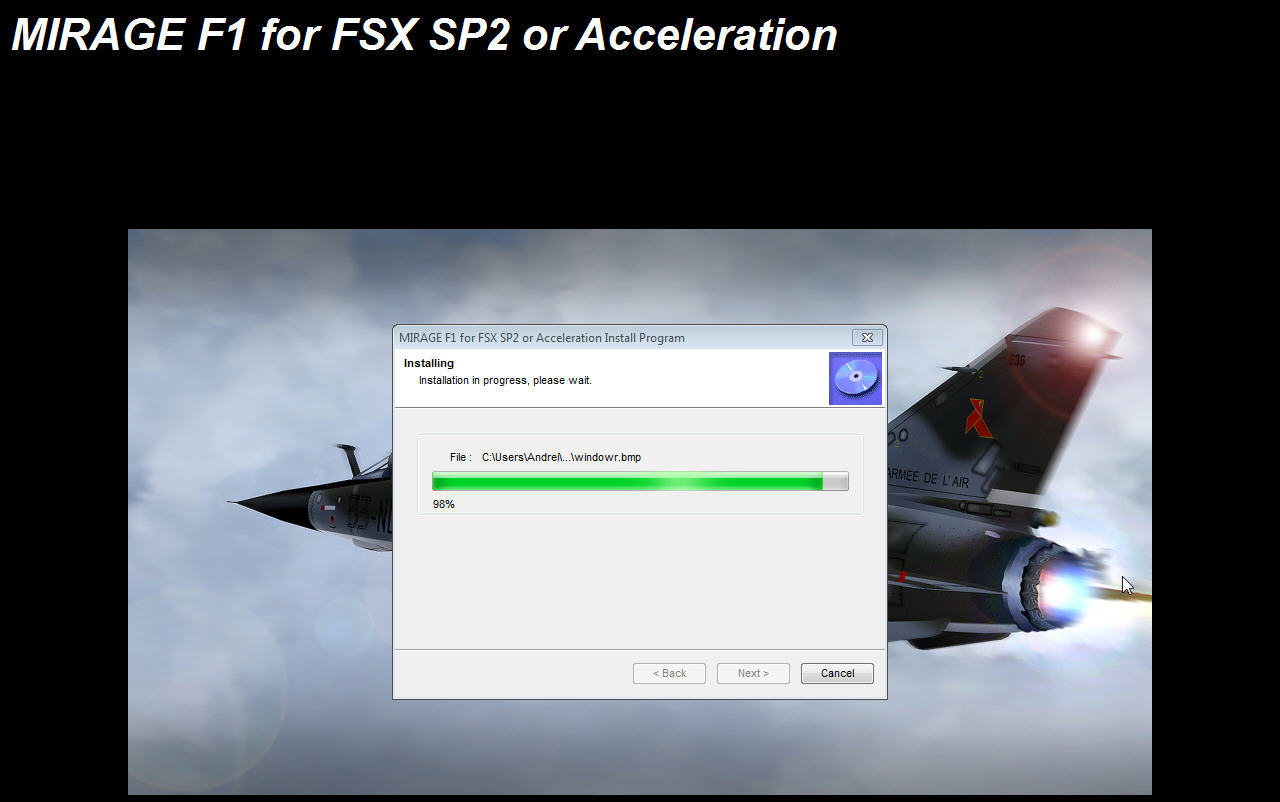 Gmax Mirage F1 Package FSX SP1 SP2 Acceleration download