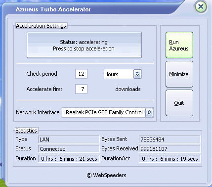 Azureus Turbo Accelerator download