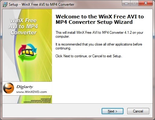 WinX Free AVI to MP4 Converter download