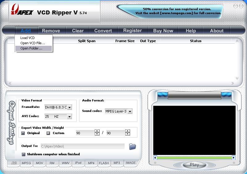 Apex VCD Ripper download